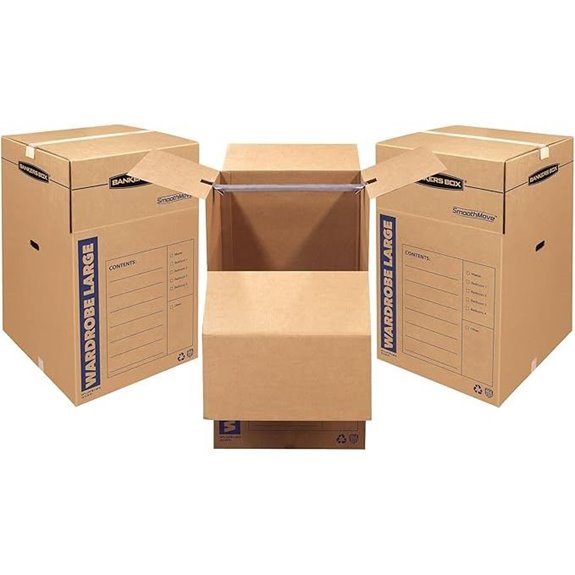 Bankers Box Tall Wardrobe Box 3 Pack 24-in x 24-in x 40-in (7711001)