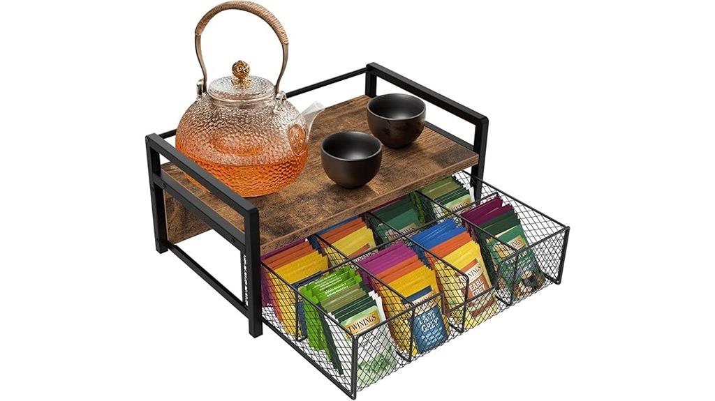 tea bag storage drawer
