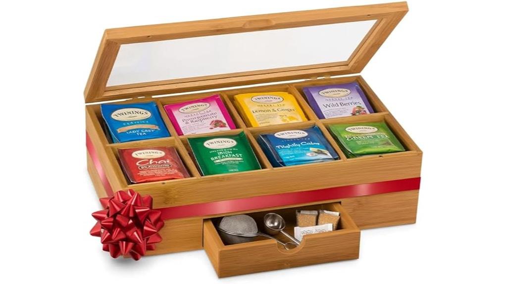 tea storage with drawer