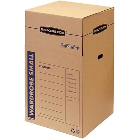 Bankers Box Short Wardrobe Box 3 Pack 20-in x 20-in x 34-in (7710902)