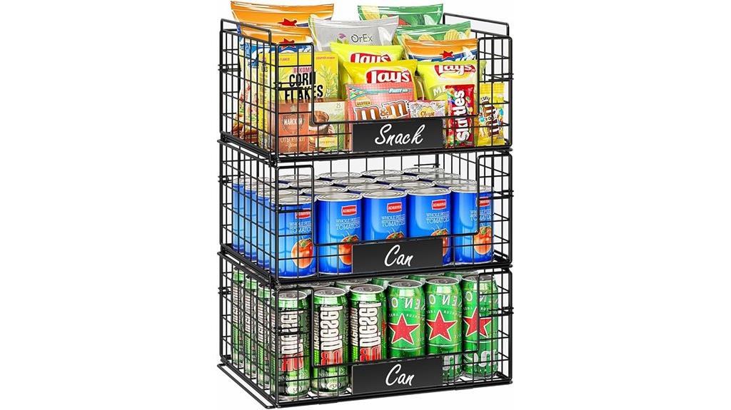 three pack xxl wire baskets