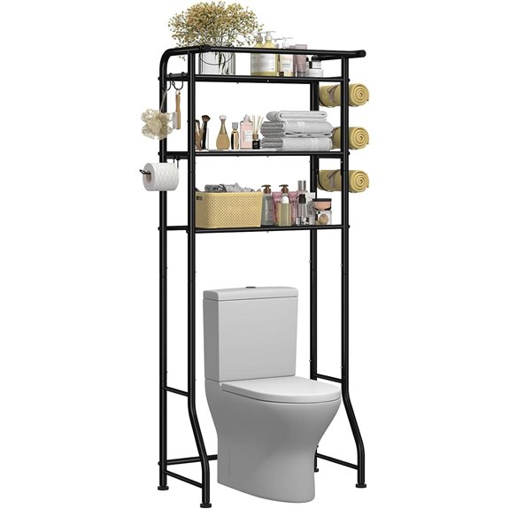 Simple Trending 3-Tier Bathroom Over-the-Toilet Rack