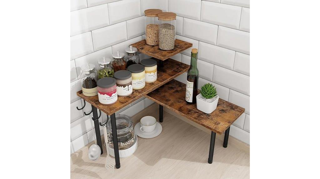 three tier kitchen organizer