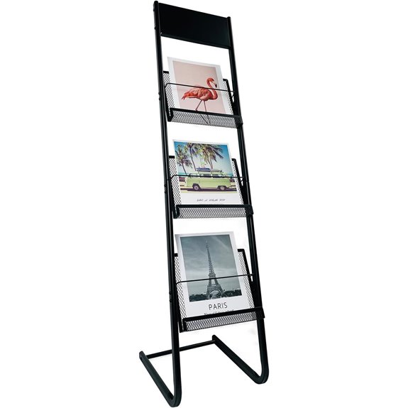 Tongmo 3-Layer Magazine Rack for Display