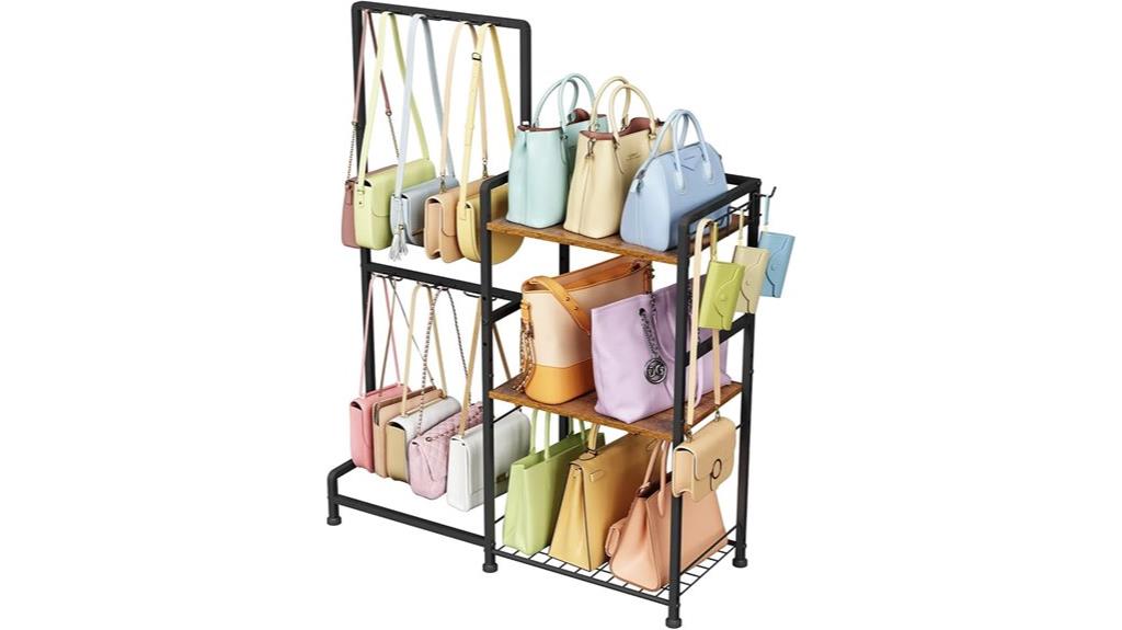 three tier purse organizer