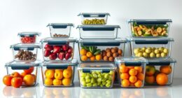 top airtight glass containers