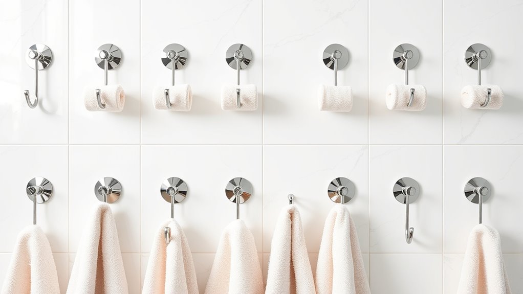 top bathroom towel hooks