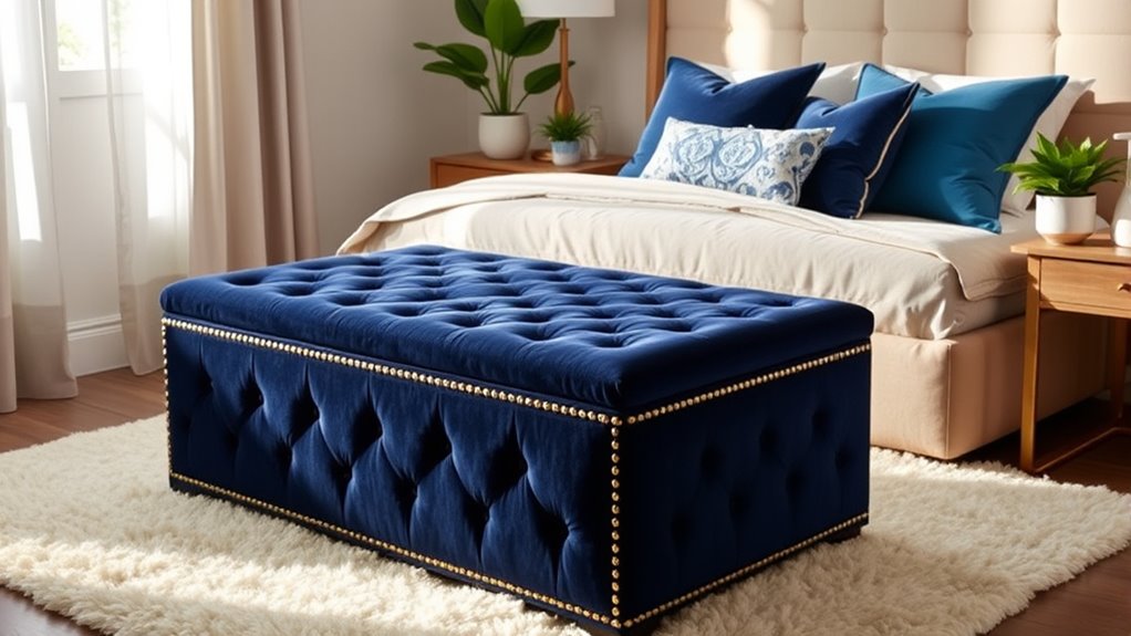 top bedroom storage ottomans