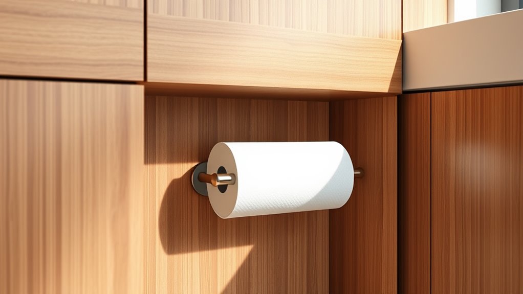 top cabinet paper holders