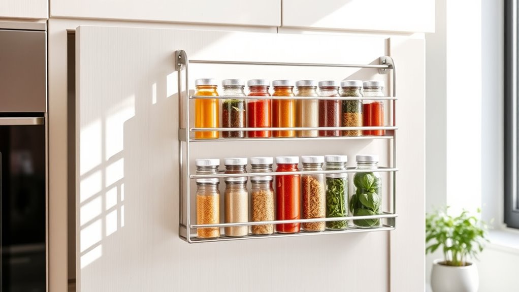 top cabinet spice rack options