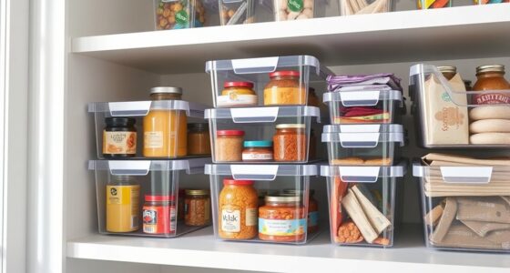 top clear storage bins