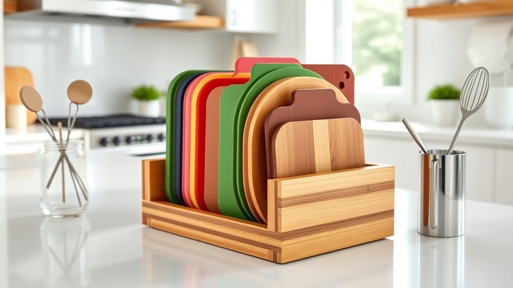 top cutting board storage solutions