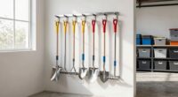 top garden tool storage