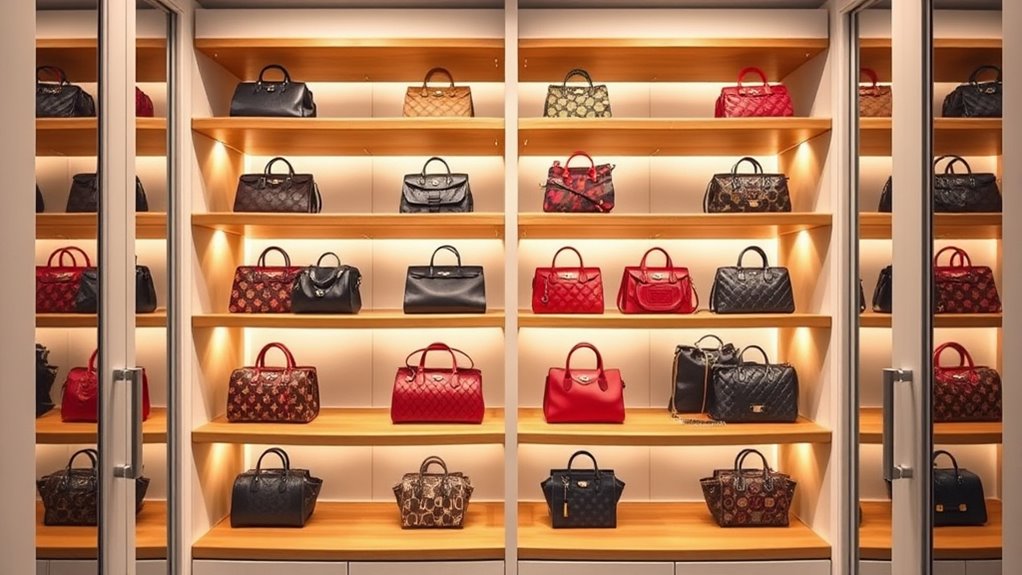 top handbag shelf organizers