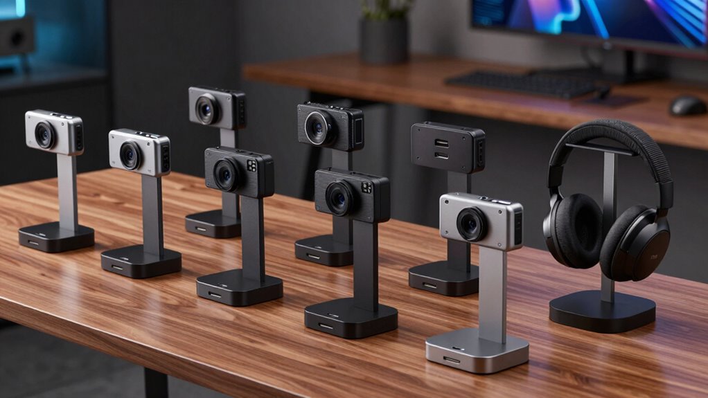 top headset stands with hubs