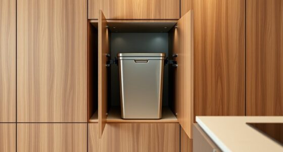 top kitchen pull out trash cans