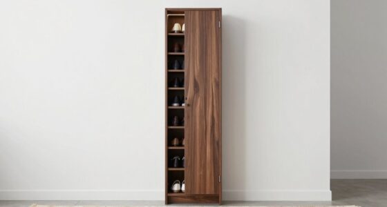 top narrow shoe storage