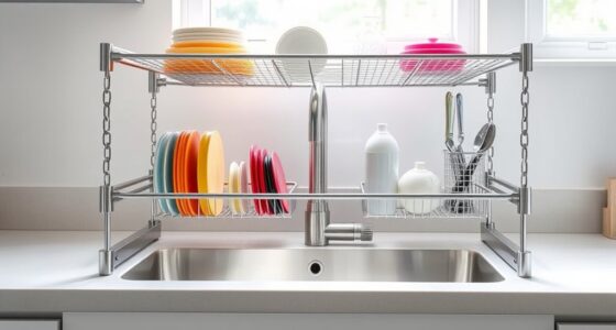 top over sink drying racks