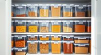 top pantry storage bins
