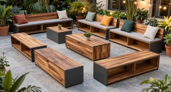 top patio storage bench options