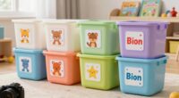 top playroom storage labels