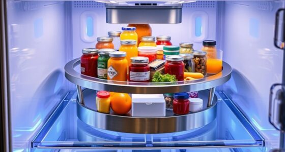 top refrigerator lazy susans