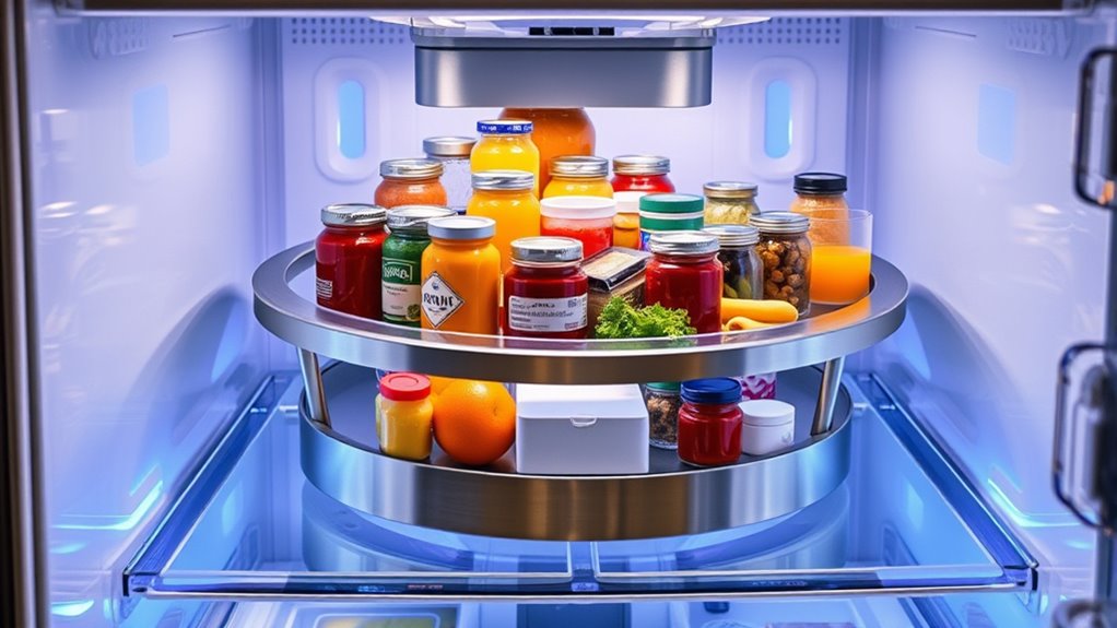 top refrigerator lazy susans