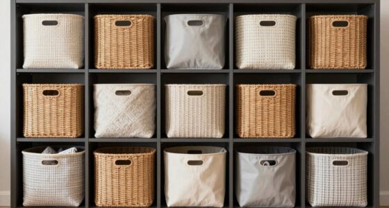 top shelf storage baskets