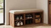 top shoe storage benches