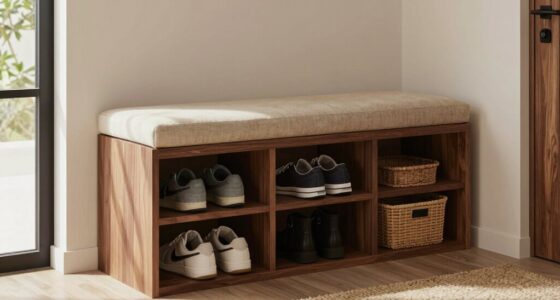 top shoe storage benches