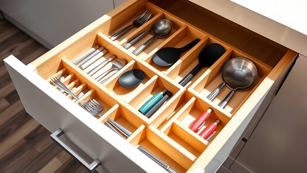 top utensil drawer organizers