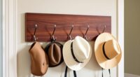 top wall hat racks