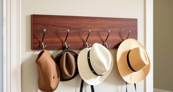 top wall hat racks