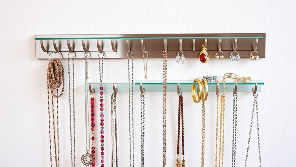 top wall jewelry storage