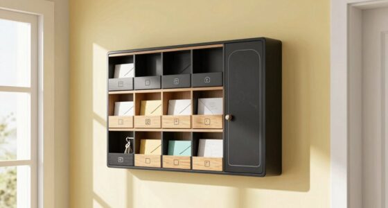 top wall mail organizers