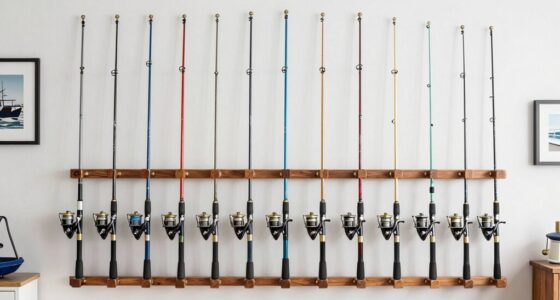 top wall mount rod storage