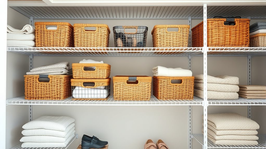 top wire shelf basket options