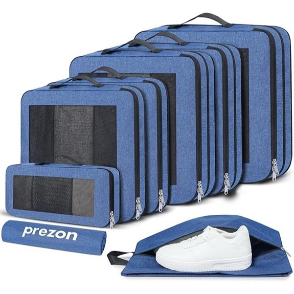 Compression Packing Cubes for Travel Set