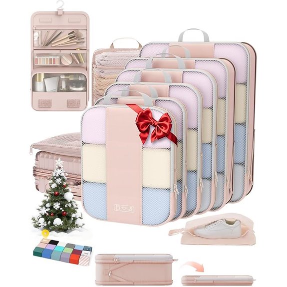 OlarHike Compression Packing Cubes for Travel (10 Pack)