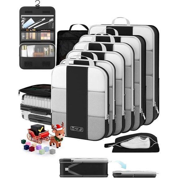 OlarHike Compression Packing Cubes for Travel (10 Pack)