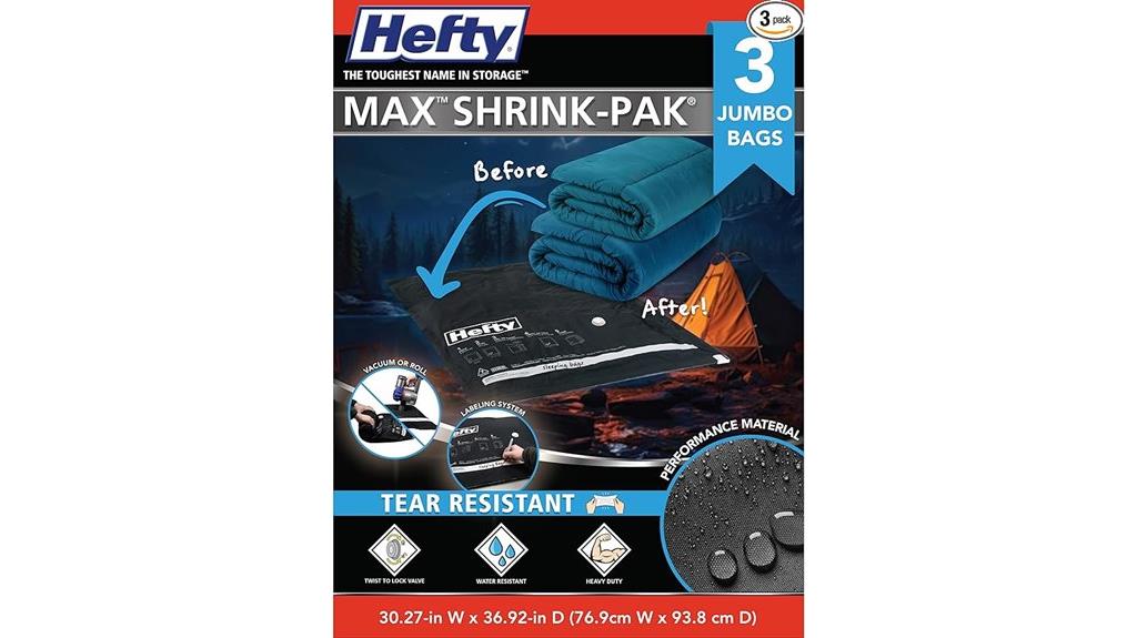 triple pack bedding bags