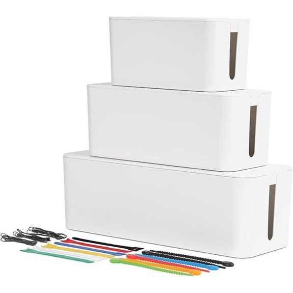 Oxford Cable Management Box Set (3-Pack)