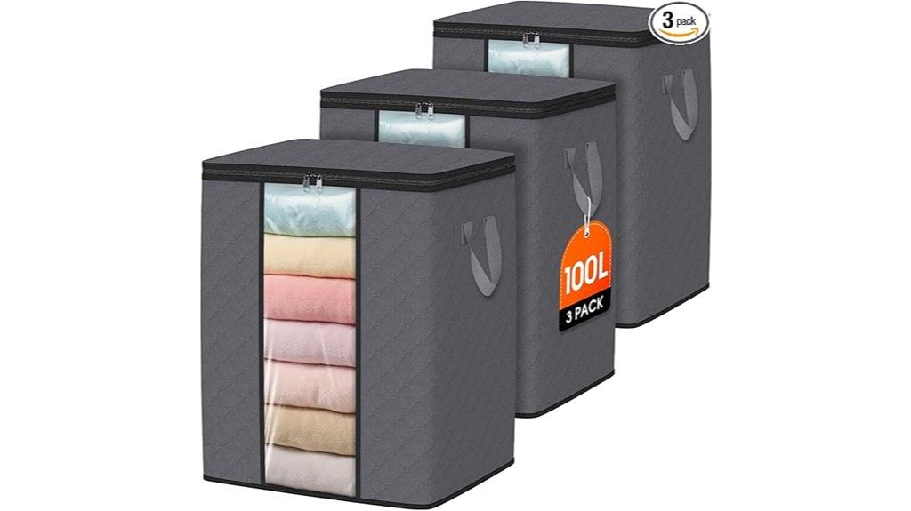 triple pack large storage bags