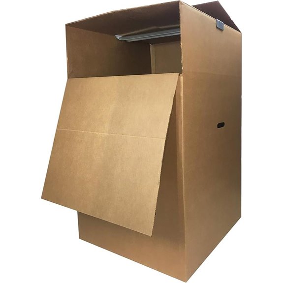 Wardrobe Moving Boxes (2-Pack) 24x24x40