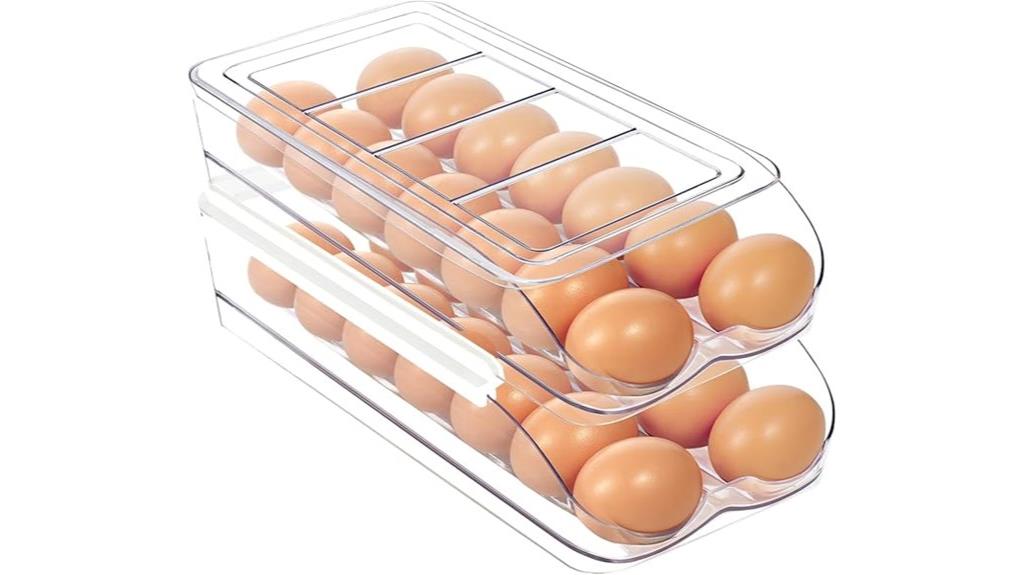 two layer egg organizer