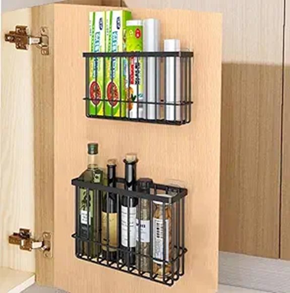 2-Piece Wall-Mounted Storage Box Set