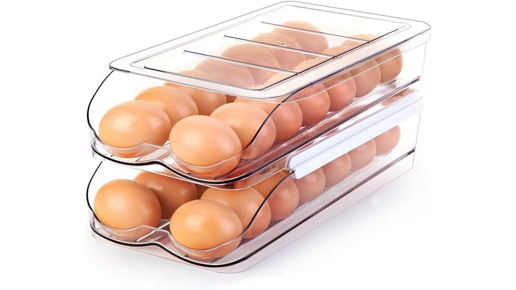 two tier egg storage