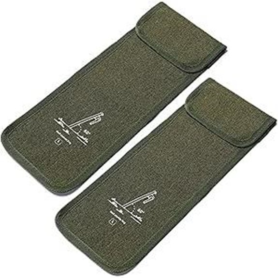 2-Pack Waterproof Tent Peg Storage Bags