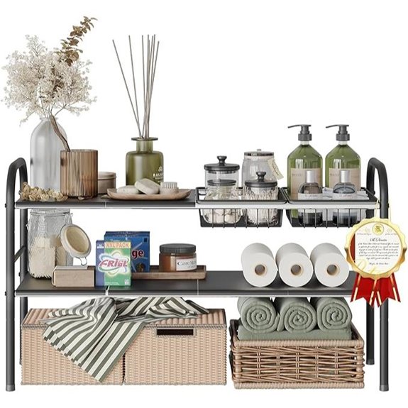 NETEL Expandable Under Sink Organizer with Baskets
