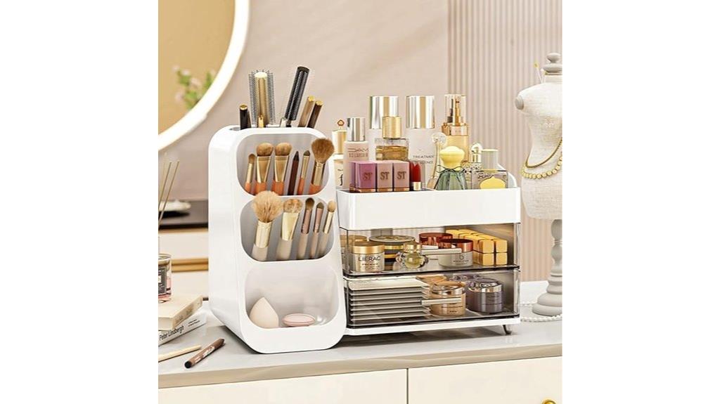 vanity makeup drawer organizer